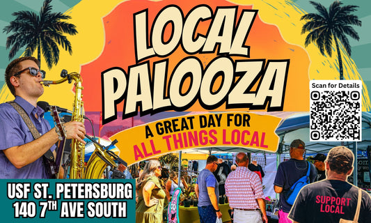 LocalPalooza brings free family fun, 60–70 vendors, food trucks, and live music to downtown St. Pete on November 1st.
