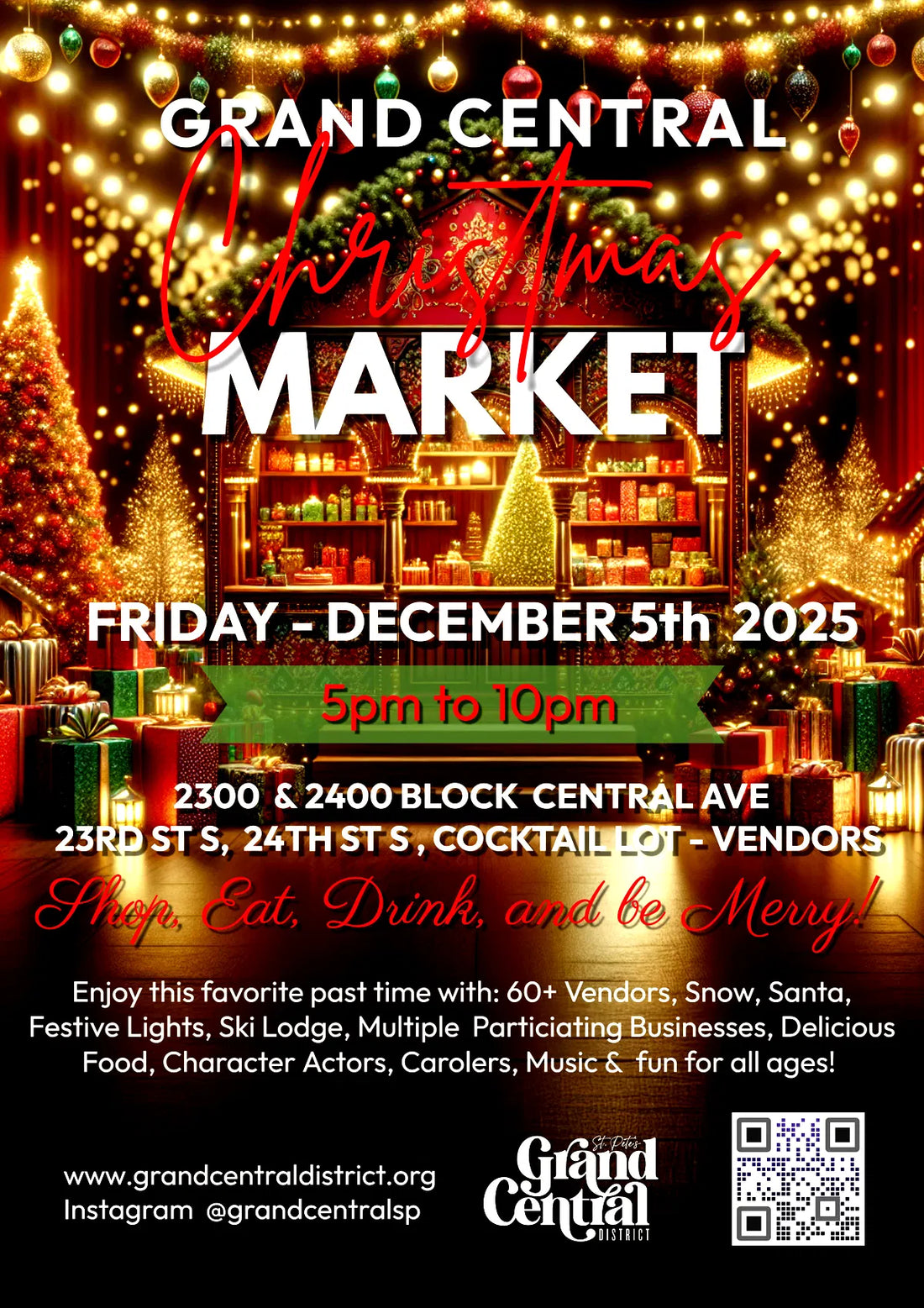 Central Ave Turns Into a Holiday Block Party: Grand Central District Christmas Market 2025